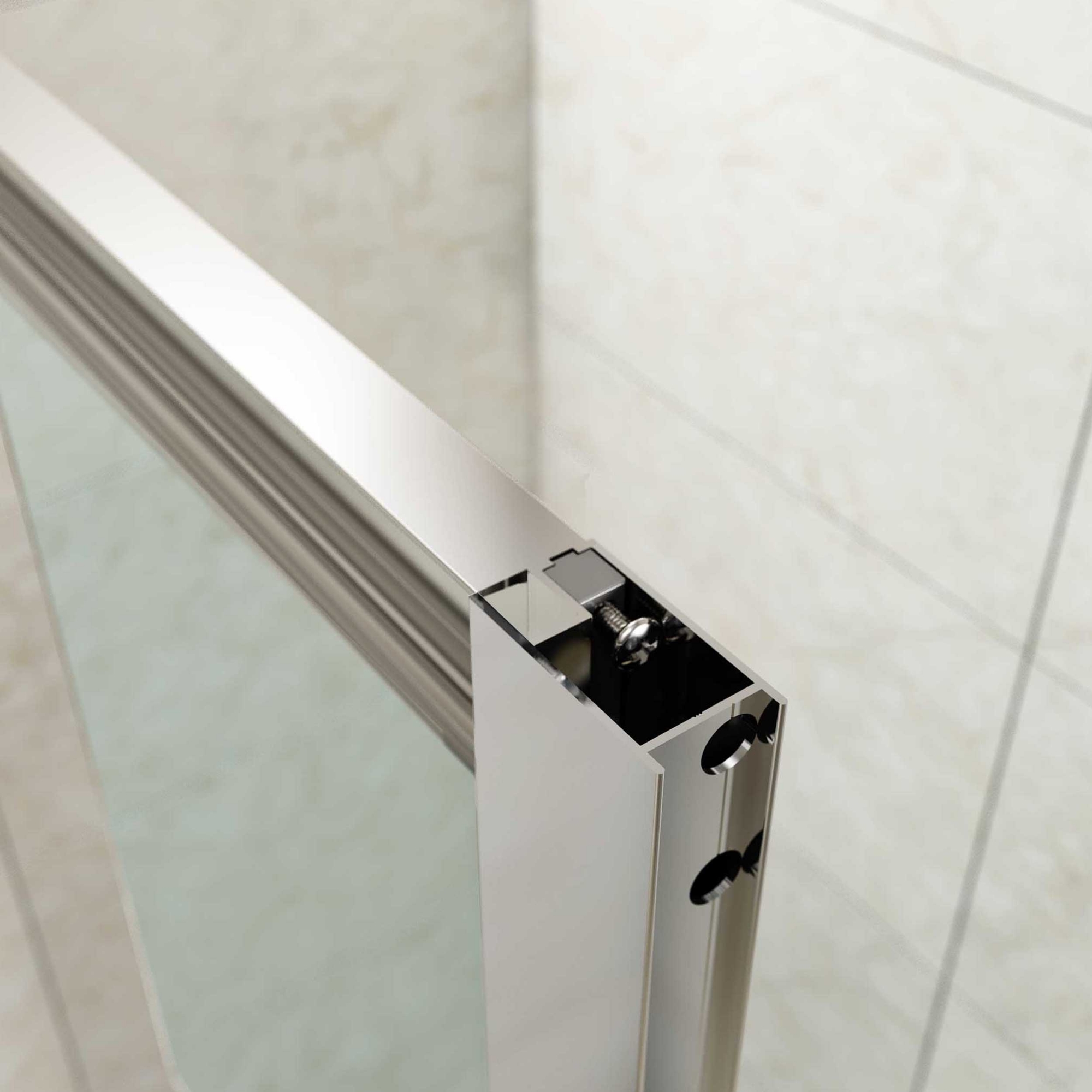 Merlyn Mbox Bi-Fold Shower Door | MBB800/1800 | 800 | Chrome/Clear