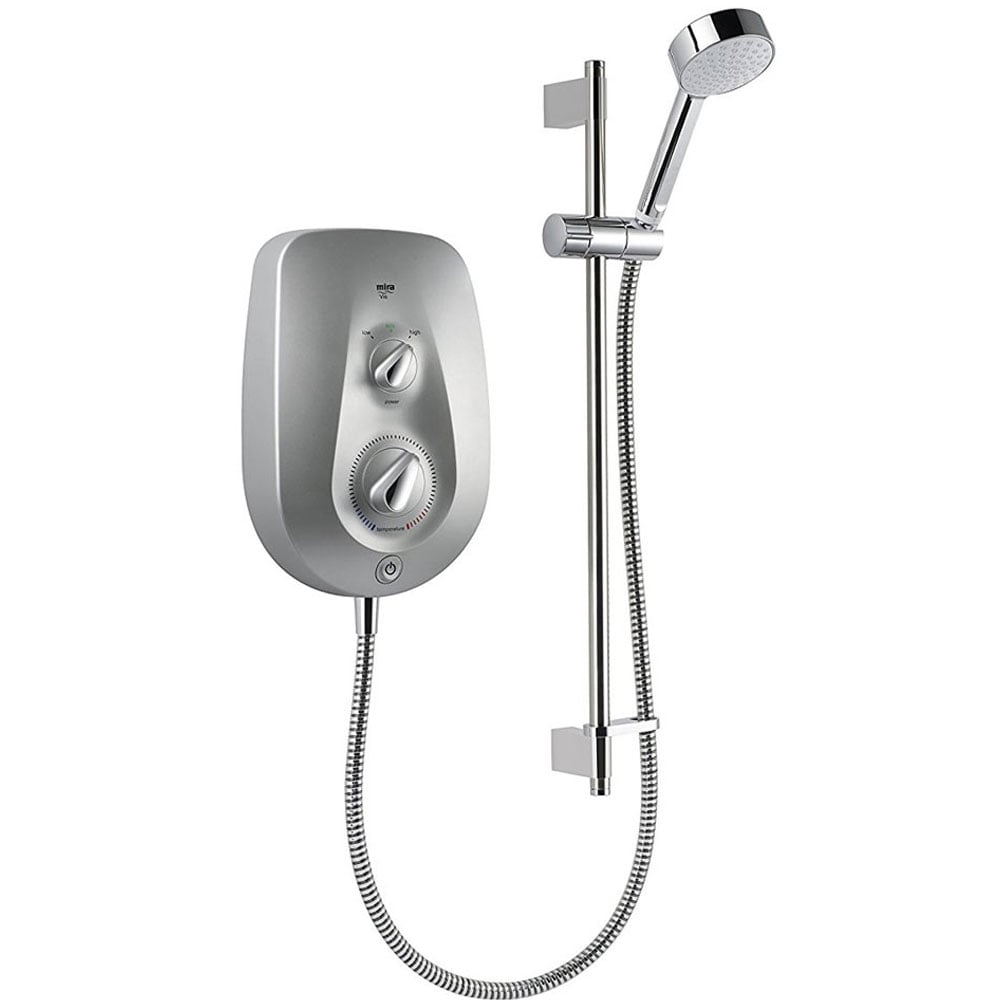 Kohler Mira – doccia elettrica 10,8 KW avviamento cromato, bianco,  1.1788.010