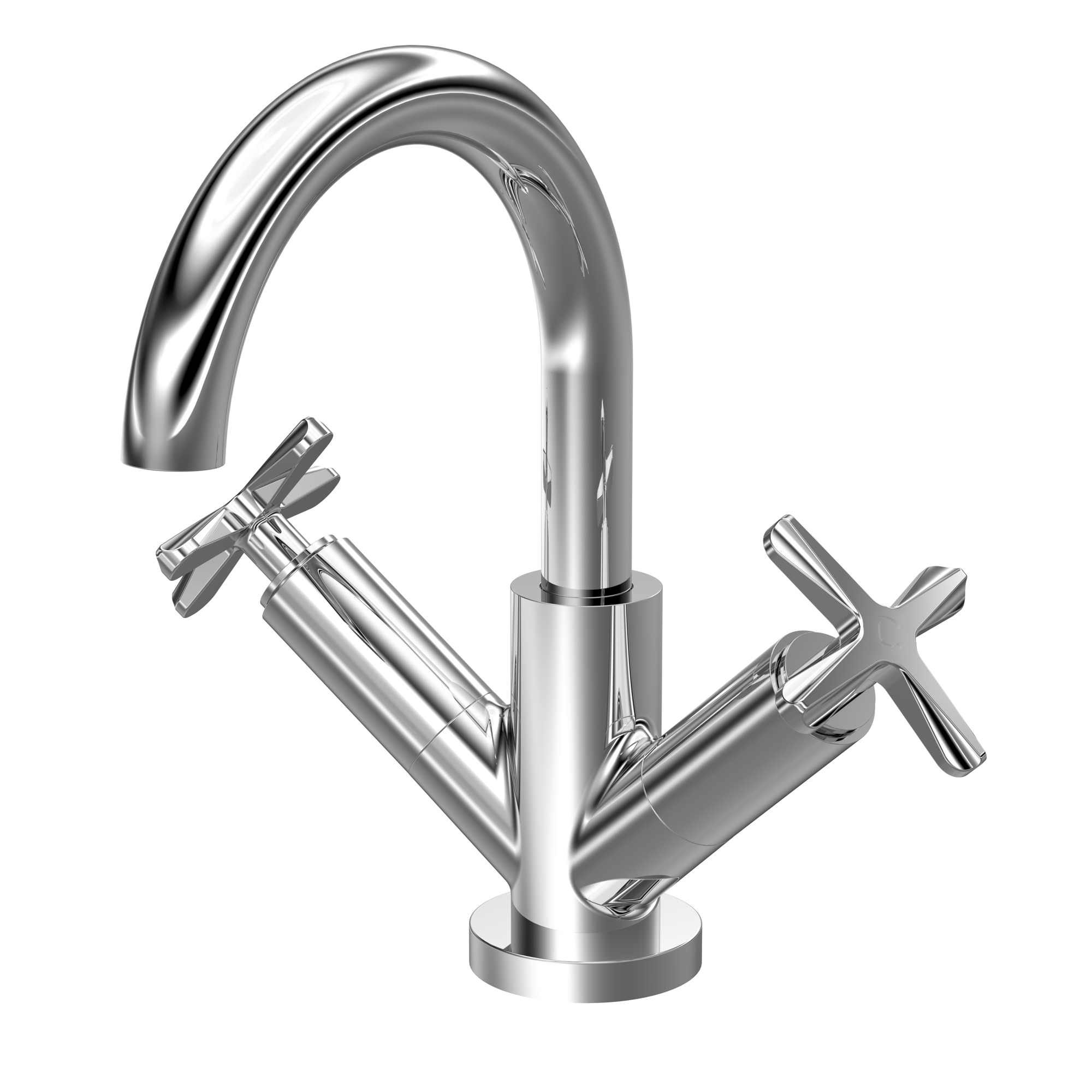 Nuie Aztec Mono Basin Mixer Tap With Waste - Chrome