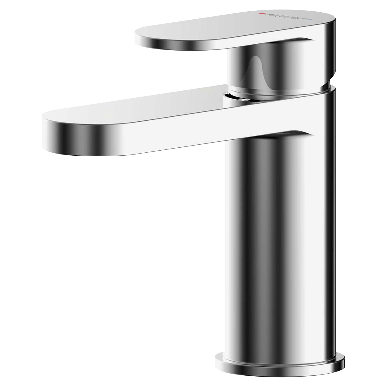 Nuie Binsey Mini Mono Basin Mixer Tap with Push Button Waste - Chrome