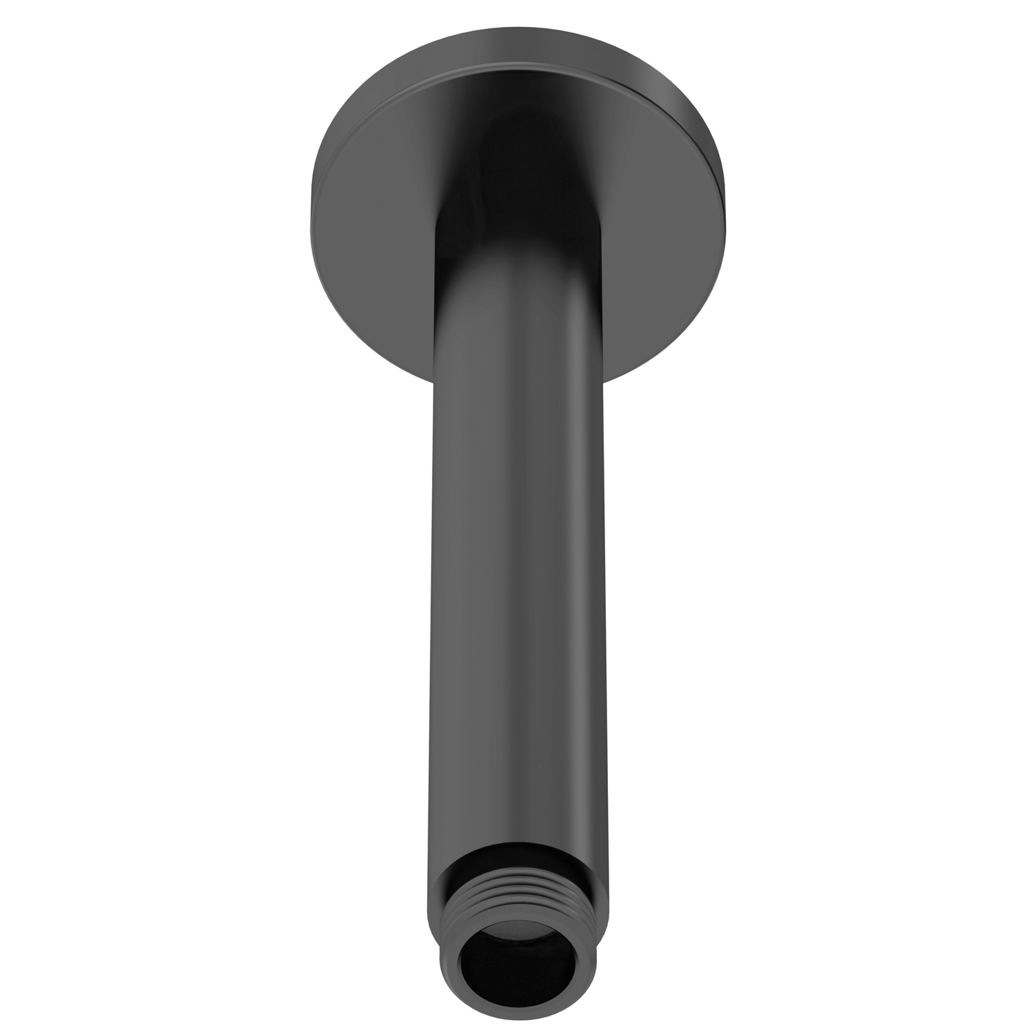 Nuie Arvan Round Ceiling Mounted Shower Arm 160mm Length - Matt Black