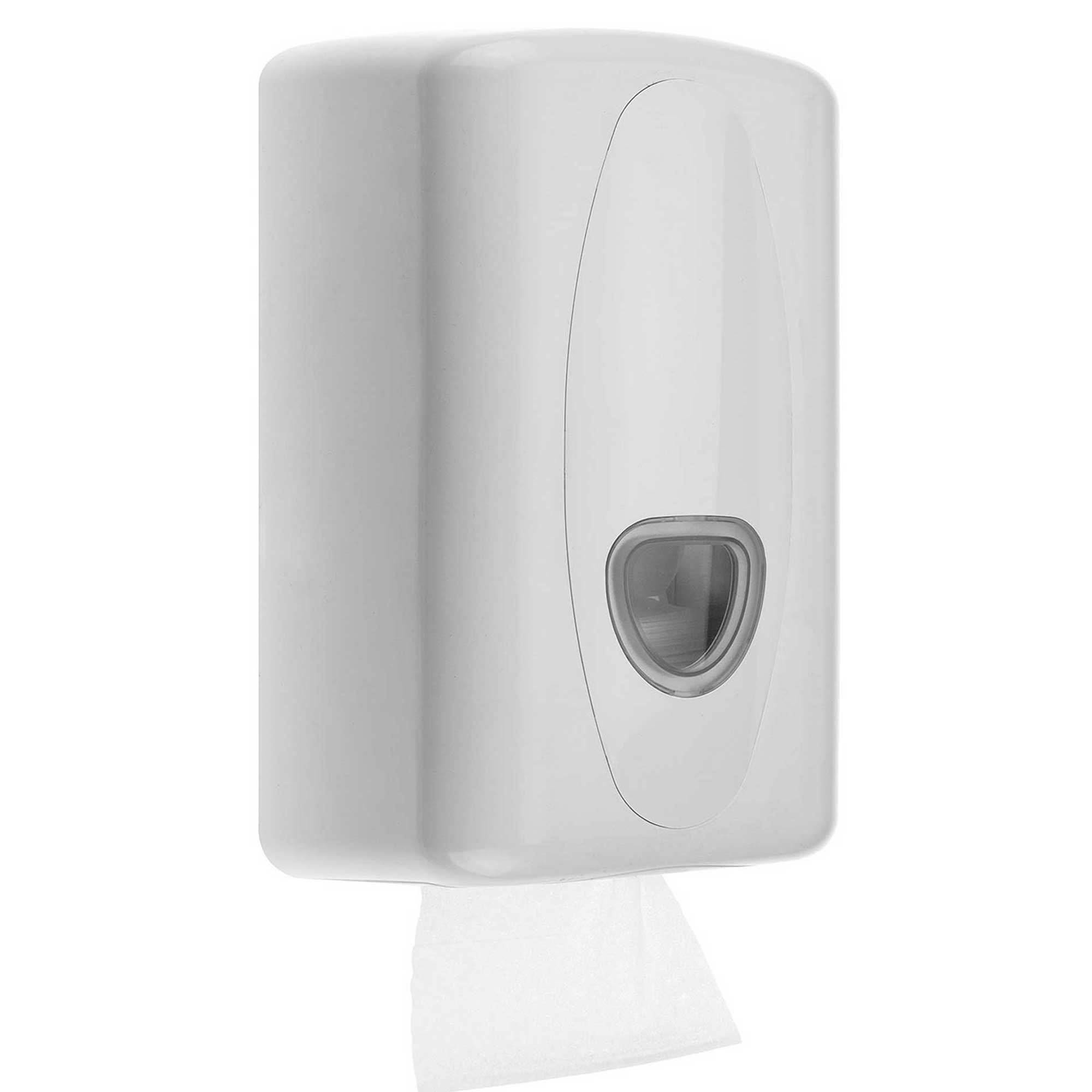 Nymas Nyma PRO Plastic Toilet Tissue Dispenser - White