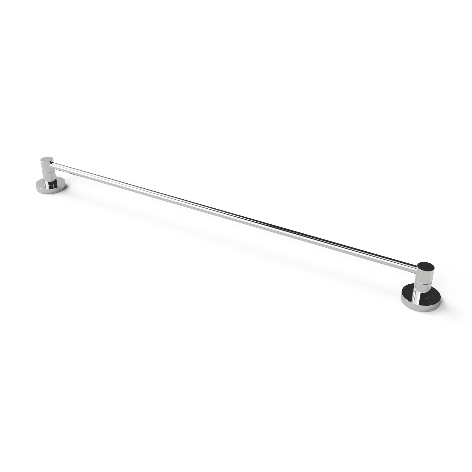 Nymas NymaSTYLE Brass Towel Rail with Concealed Fixings 600mm Length - Polished Chrome