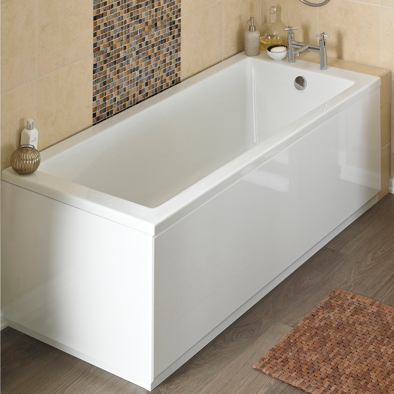 Premier Linton Rectangular Bath BMON010 1800mm x 800mm