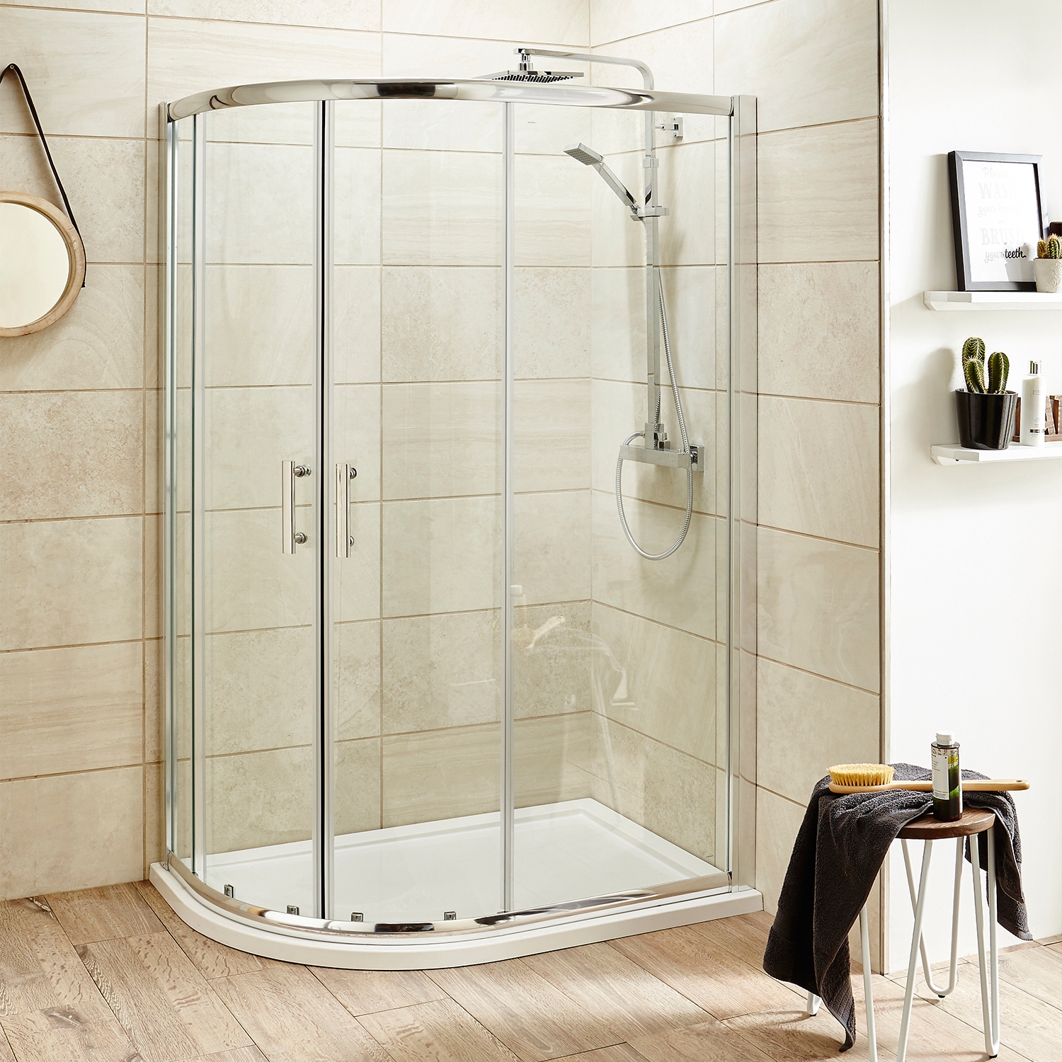 Premier Pacific Offset Quadrant Shower Enclosure 1200 X 900 Shower