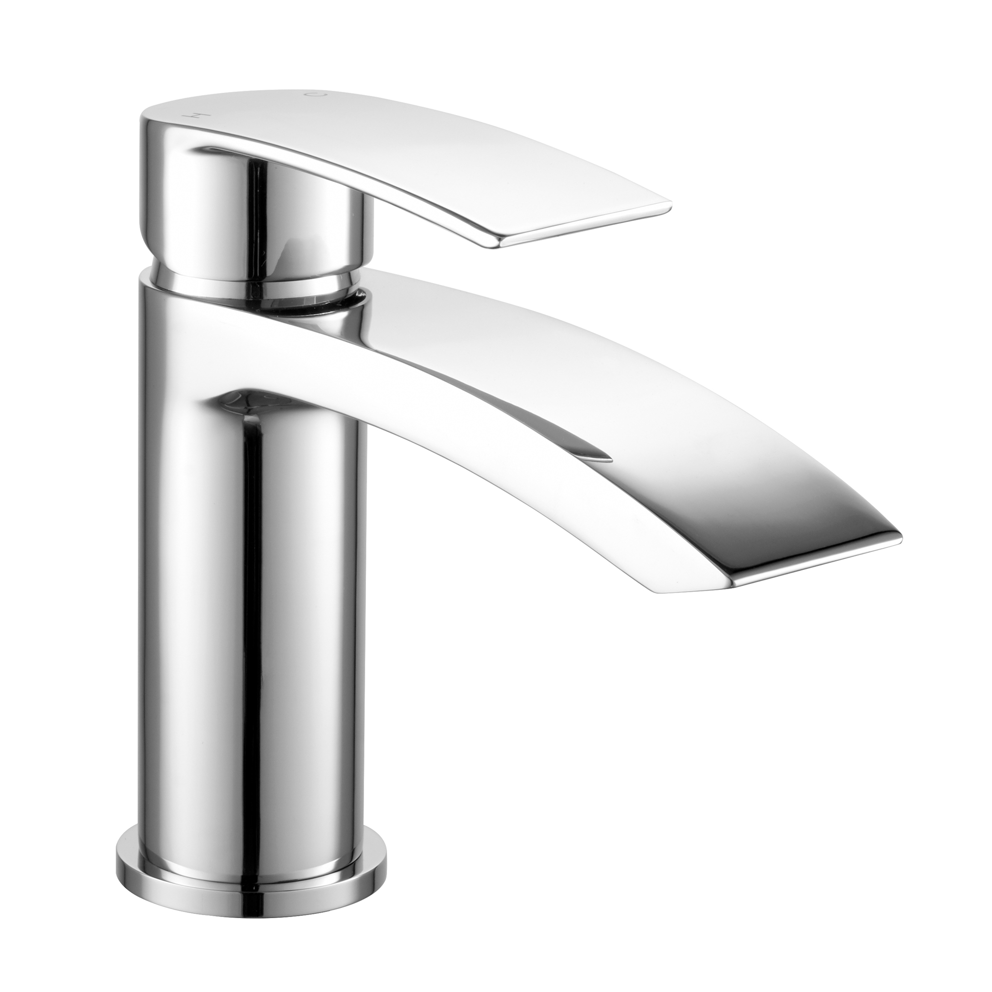 Prestige Curve Mono Basin Mixer Tap with Clicker Waste - Chrome