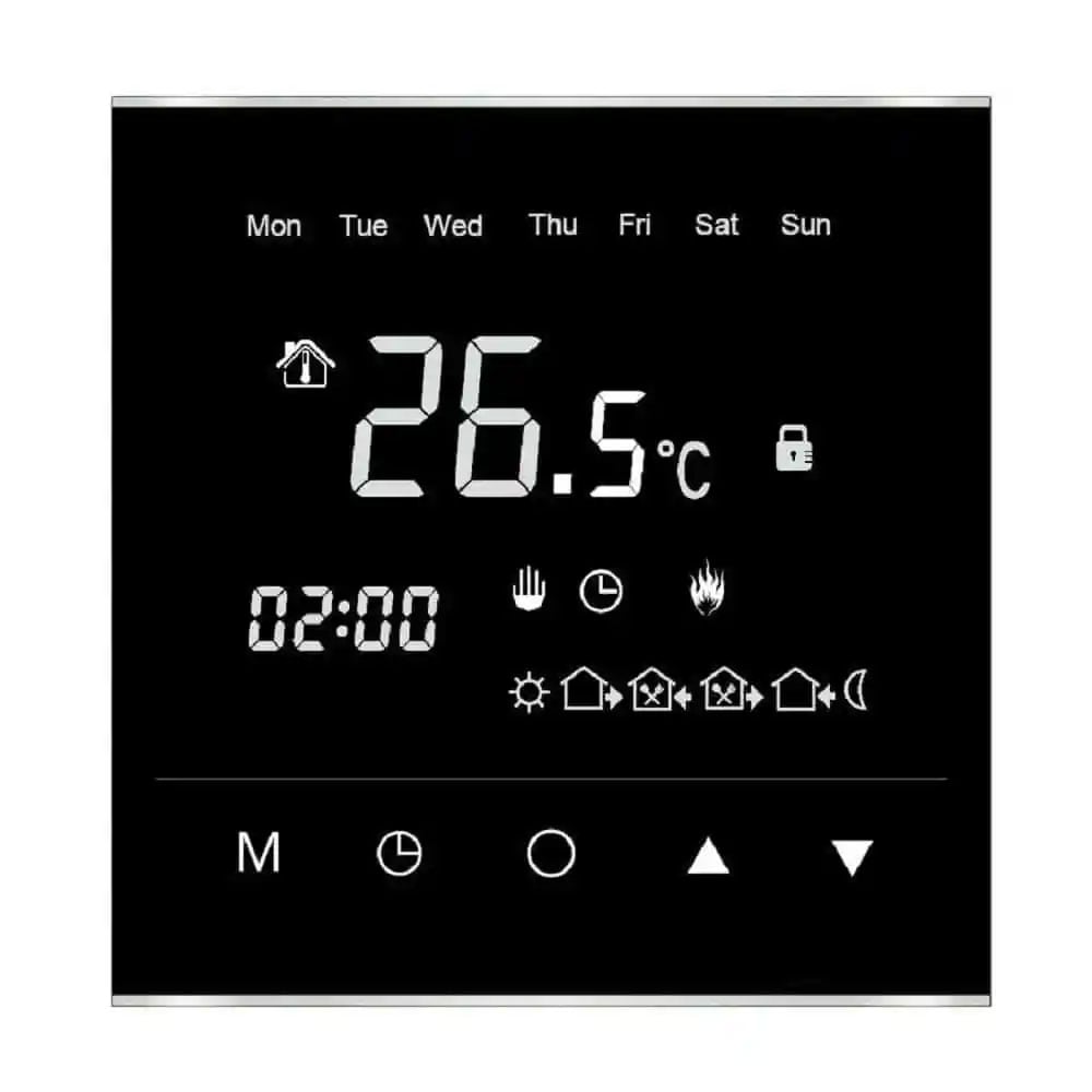 Redroom TouchPlus Thermostat Control with Air and Floor Sensor - 7 day Programmer & Frost Protection