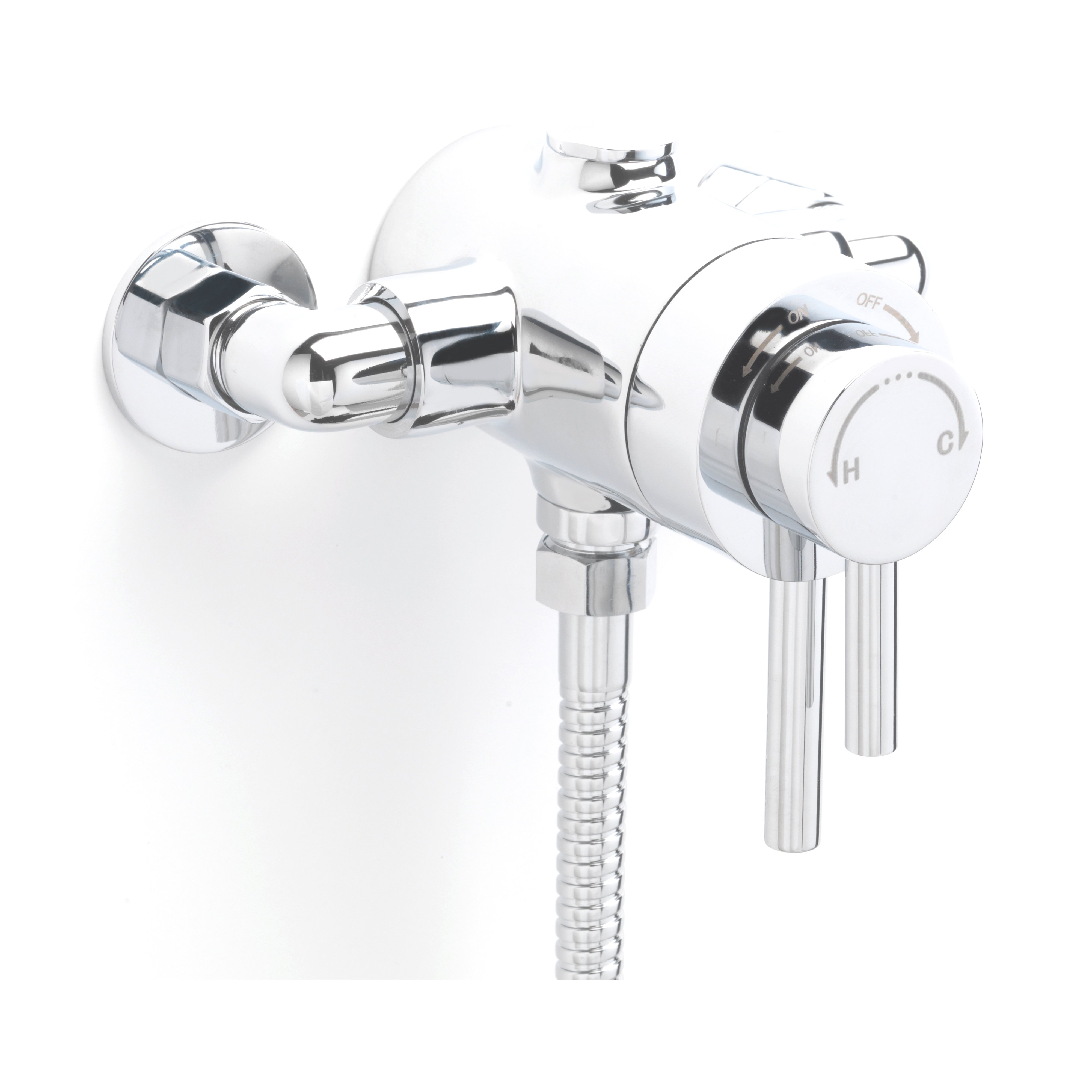 Sagittarius Ergo 15mm Inlet Exposed Thermostatic Shower Valve