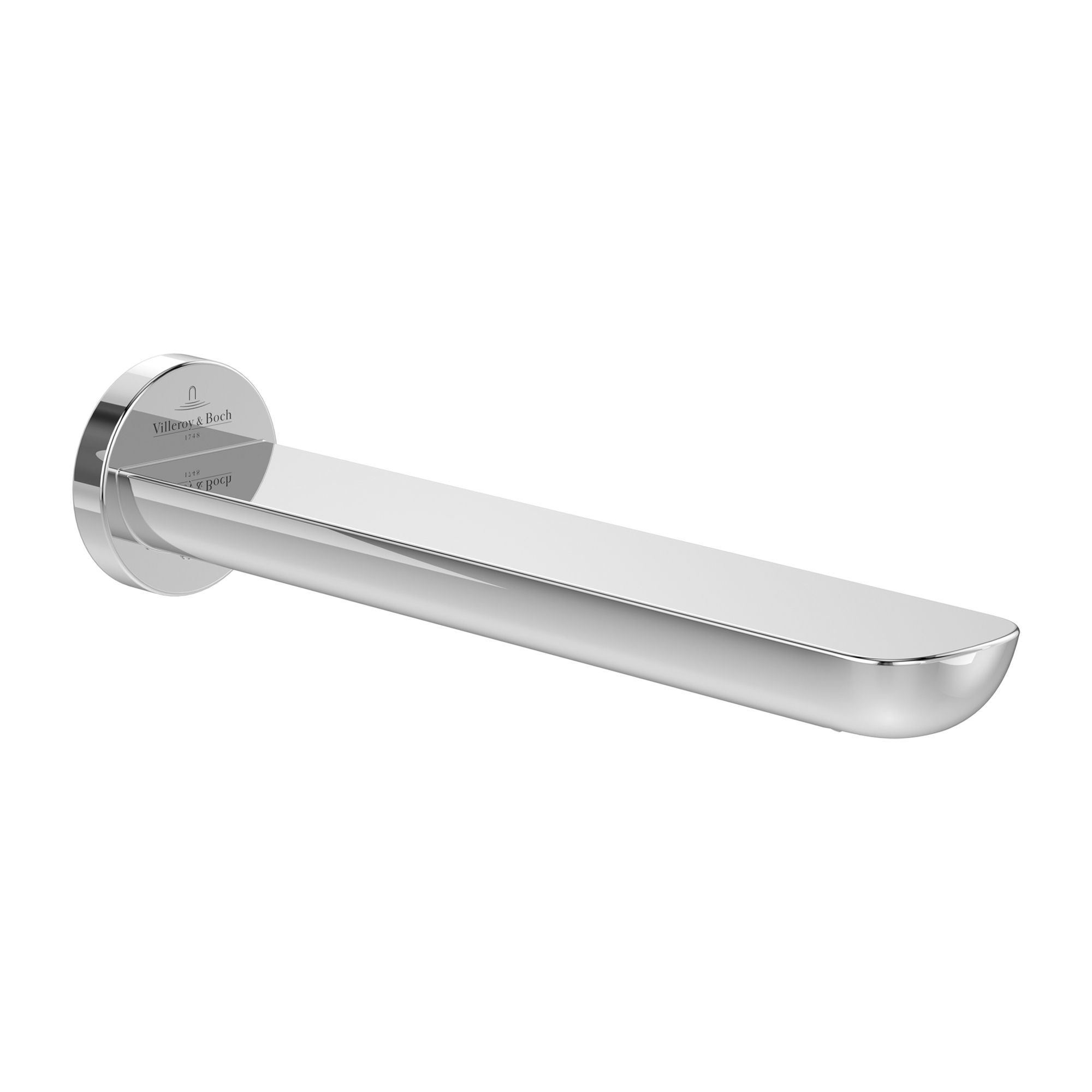 Villeroy & Boch O.novo Bath Spout Wall Mounted 231mm - Chrome