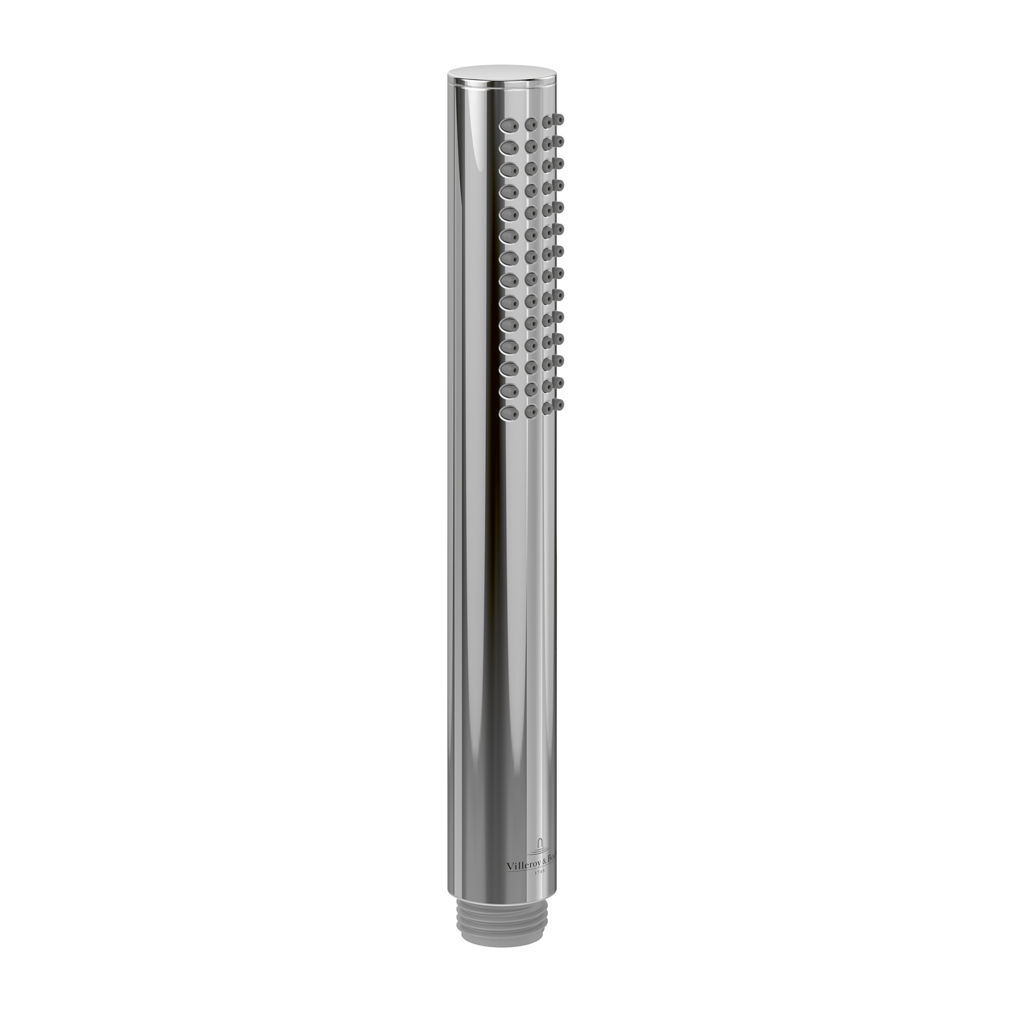 Villeroy & Boch Verve Single Function Round Pencil Shower Handset - Chrome