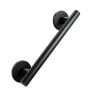 AKW 1200 Series Straight Grab Rail 300mm Length - Matt Black Stainless Steel