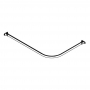 AKW L-Shaped Shower Curtain Rail 1000mm x 2000mm Including Fittings