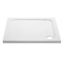 April Stone Resin White Square Shower Tray 900mm x 900mm