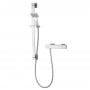 Aqualisa AQ Cool Touch Thermostatic Square Bar Mixer Shower with Shower Kit - Chrome