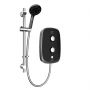 Aqualisa eVOLVE Electric Shower with Satin Silver Trim