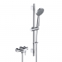 Bristan Sonique3 Thermostatic Exposed Mixer Shower with Shower Kit - Chrome