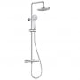 Bristan Zing2 Thermostatic Bar Mixer Shower with Shower Kit and Fixed Head - Chrome