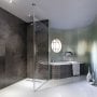 Coram Column Ceiling Post 2000mm Wet Room Glass Shower Screen