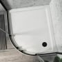 Delphi AquaStone Offset Quadrant Shower Tray 1000mm x 800mm - Right Handed