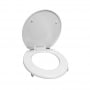 Delphi Comfort Soft Close Toilet Seat with Buffer - White