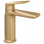 Delphi Roveri Basin Mixer Tap - Brushed Brass