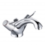 Delphi Basin Mixer Tap with Pop-up Waste - Chrome