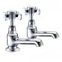 Delphi Wisley Basin Taps Pair - Chrome