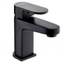 Deva Amio Mono Basin Mixer Tap with Press Top Waste - Matte Black