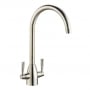 Deva Carlow Kitchen Sink Mixer Tap - Brushed Chrome