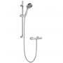 Deva Coniston Cool Touch Thermostatic Bar Shower with Slide Rail Kit - Chrome