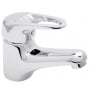 Deva Lace Mono Basin Mixer Tap with Press Top Waste - Chrome