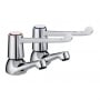 Deva Lever Action Basin Taps With 6 inch Levers - Chrome