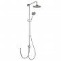 Deva Minimalist Shower Riser Kit and Single Function Handset Chrome