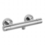 Deva Cool Touch Round Thermostatic Bar Shower Valve - Chrome