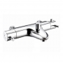 Deva Thermostatic Bath Shower Mixer Tap Wall Mounted - Chrome