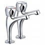 Deva Vitality Round Sink Taps Pair - Chrome