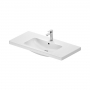 Duravit D-Code Wall Hung Basin with Overflow 1000mm Wide - 1 Tap Hole