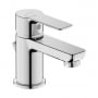 Duravit D-Code Small Basin Mixer Tap with Waste - Chrome