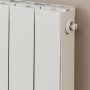 EcoRad Trend White Aluminium Radiator End Panel 690mm High (x2) 