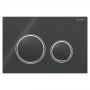 Geberit Sigma21 Dual Flush plate - Chrome/Black