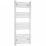 Heatwave Independent Straight Towel Rail 1200mm H x 400mm W - Chrome