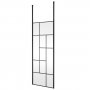 Hudson Reed Abstract Frame Wetroom Screen with Ceiling Posts 800mm Wide - 8mm Glass