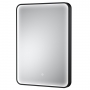 Hudson Reed Pictor Black Framed Bathroom Mirror with Touch Sensor 700mm H x 500mm W