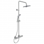Ideal Standard Ceratherm T25 Thermostatic Bar Shower Mixer with Shower Kit and Fixed Head - Chrome
