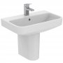 Ideal Standard I.Life S Compact Basin and Semi Pedestal 600mm Wide - 1 Tap Hole