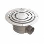 Impey Vinyl Wet Floor Gully Shower Waste with Horizontal Outlet - Chrome