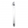 Inta I-Sport Shower Panel with Push Button Timed Flow Control and Shower Head Top Inlet Chrome