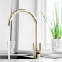 JTP Blink Kitchen Sink Mixer Tap - Brushed Brass