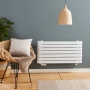 Prestige Denver Designer Horizontal Radiator 500mm H x 1000mm W - White