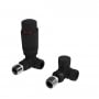 Maxheat Design Twin Pack Corner TRV - Black